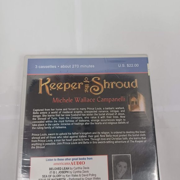 Vintage Keeper Of The Shroud Audiobook -3 Cassette Tapes Set NEW SEALED - Picture 5 of 10
